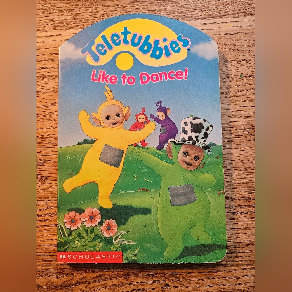 Teletubbies Y2k 1998 Board Book Kids Toddler Book